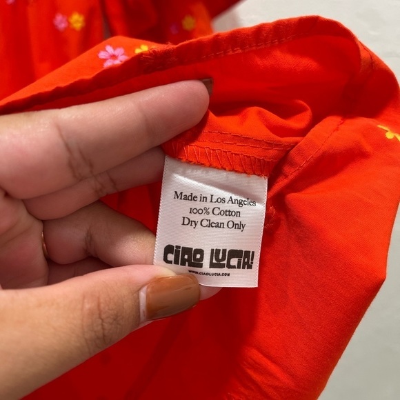 Ciao Lucia Sabrina Dress Poppy Floral - Picture 6 of 6